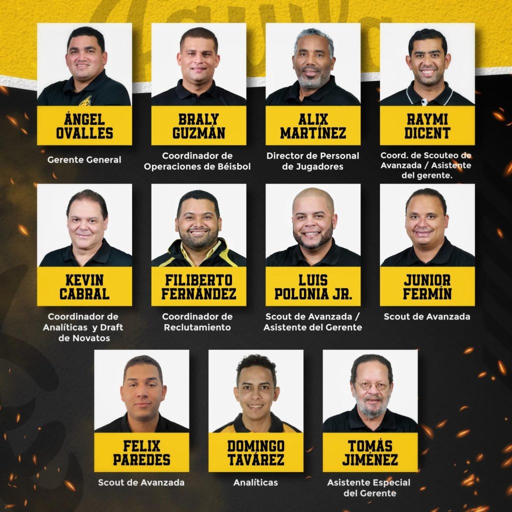 Águilas Cibaeñas anuncia su departamento de Operaciones de Béisbol 2023-2024