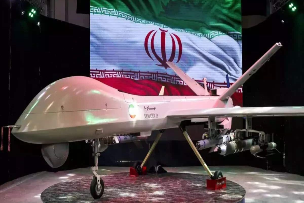 Irán despliega múltiples drones de combate en un ataque coordinado hacia Israel.