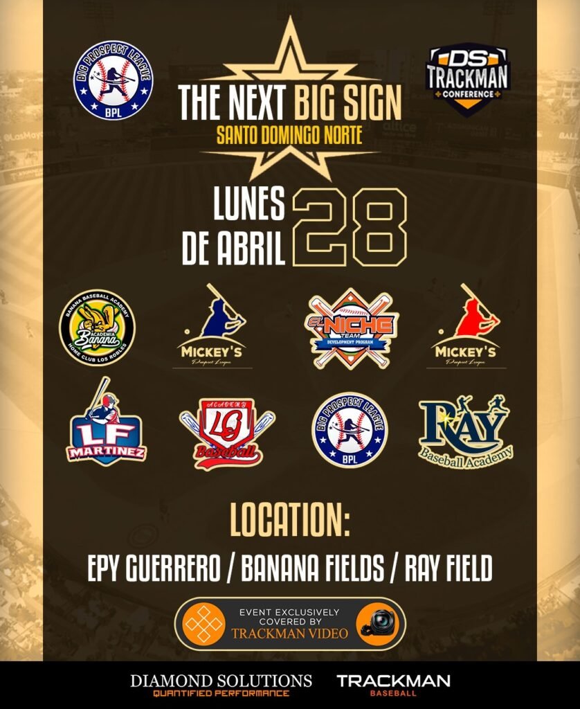 BPLBEISBOL anuncia Torneo de BéisbolNext Big Sign En Santo Domingo Norte