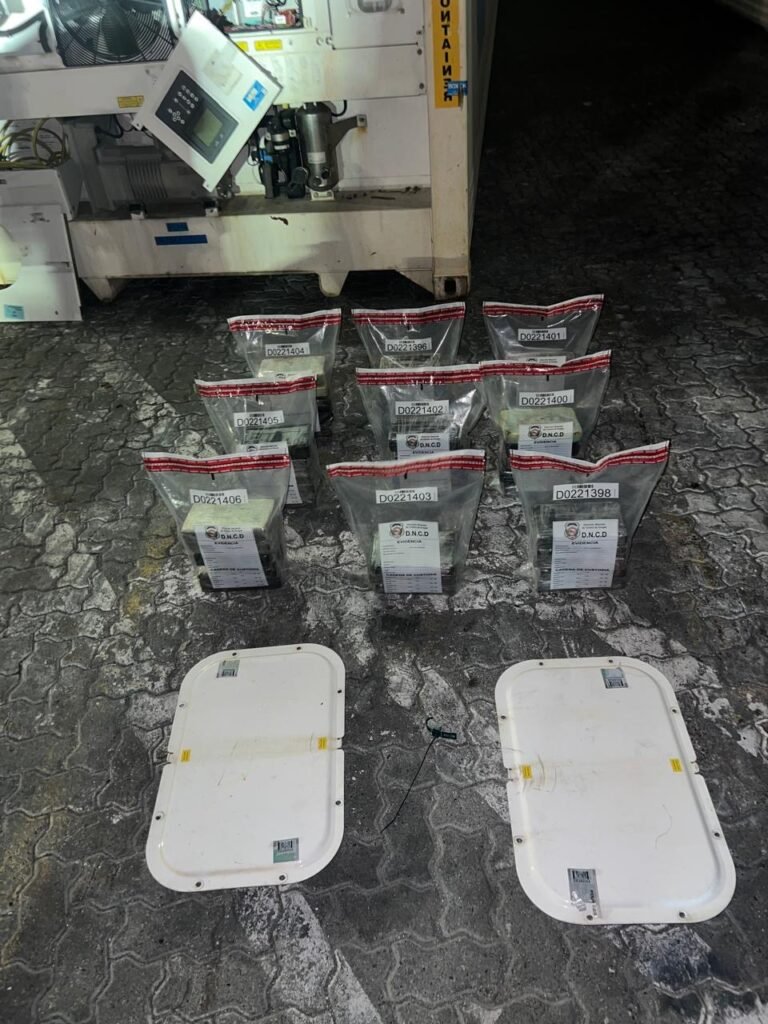 DNCD interviene 43 paquetes presumiblemente Cocaína en Puerto Caucedo