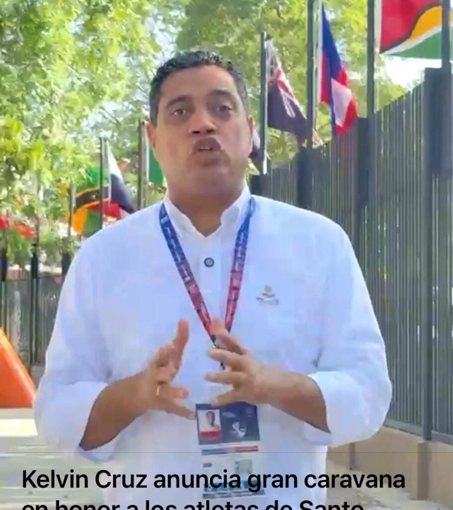 Kelvin Cruz anuncia gran caravana en honor a los atletas de Santo Domingo 2026