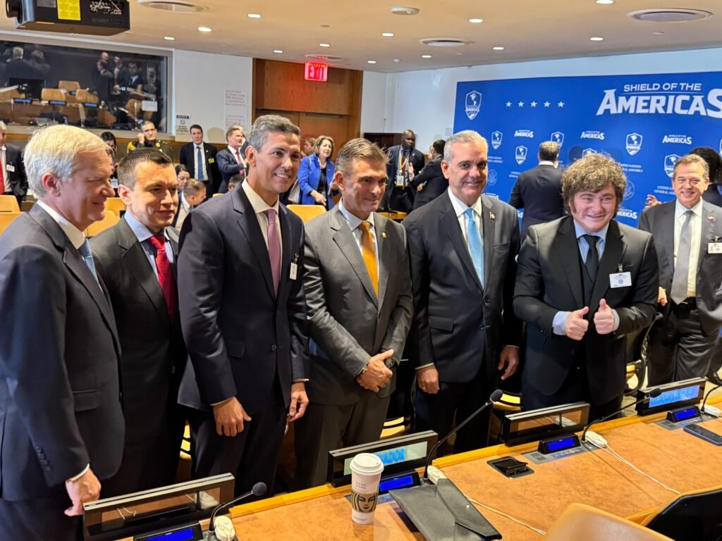 Presidente Abinader participa junto a otros mandatarios de la región en encuentro de la iniciativa Escudo de las Américas encabezado por el presidente de EE. UU., Donald Trump