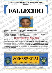 Reconocido delincuente muere tras enfrentar a tiros a agentes policiales en Villa Vásquez